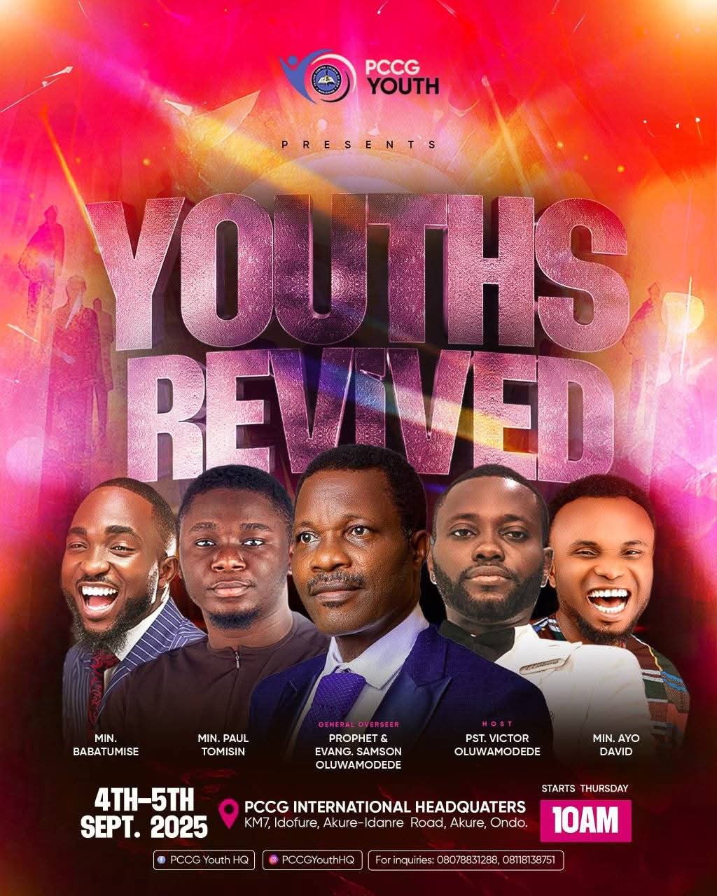 Youths Revived 2025: A Life-Changing Youth Revival in Akure